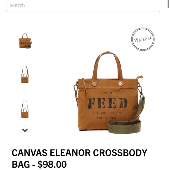 FEED CANVAS ELEANOR CROSSBODY
BAG - Picture 3 of 12